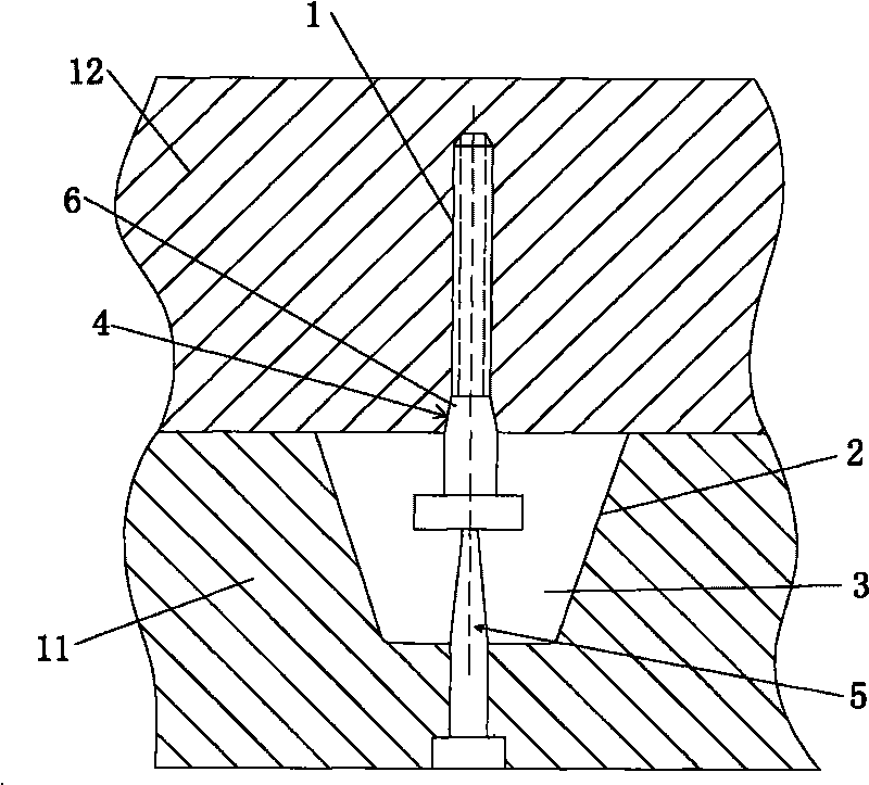 Precision anti-aluminum running die-casting device