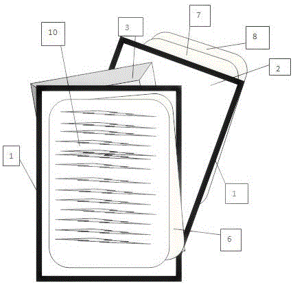 Filtering net of nanofiber membrane air purifier