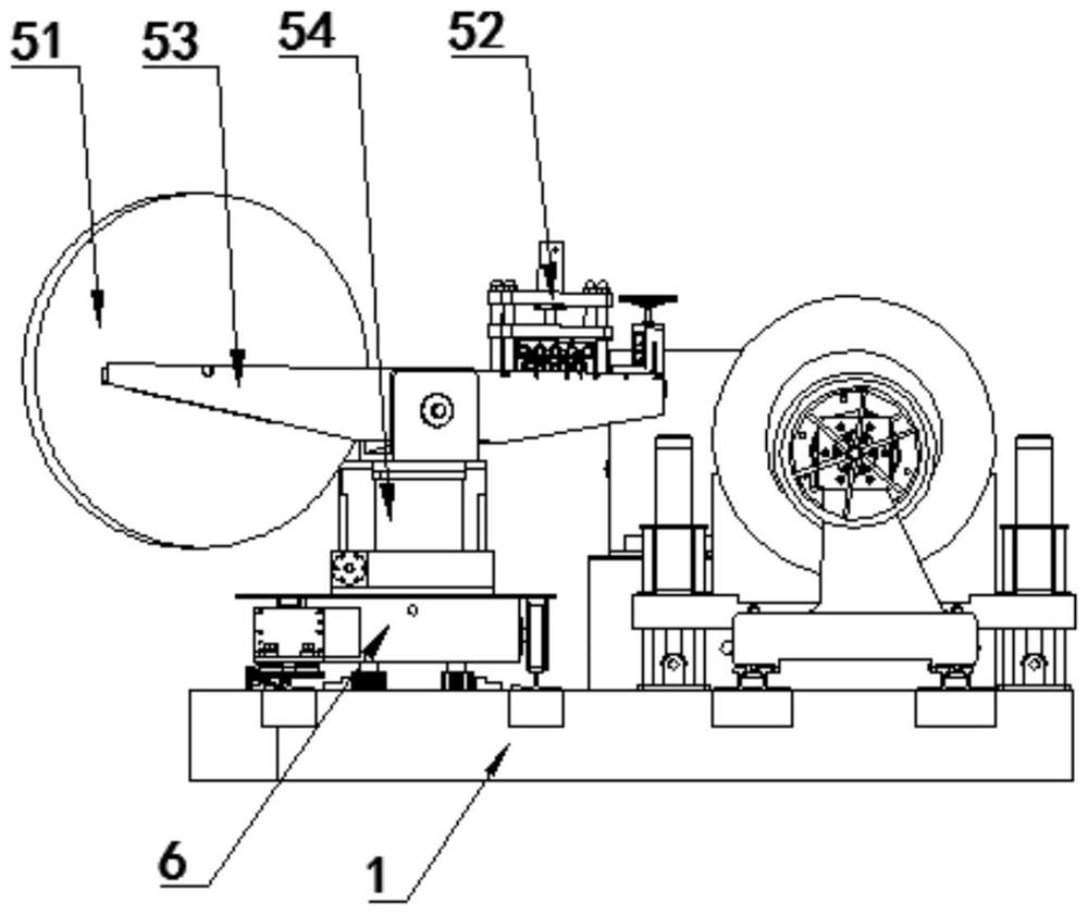 Novel automatic winding equipment for steel belt of high-pressure container and winding method of novel automatic winding equipment