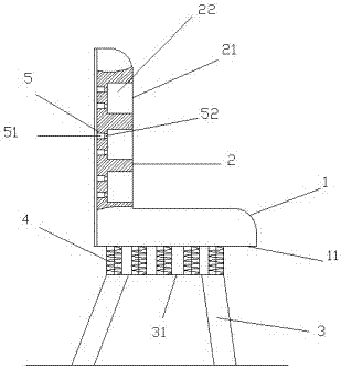 Automobile seat for relieving fatigue