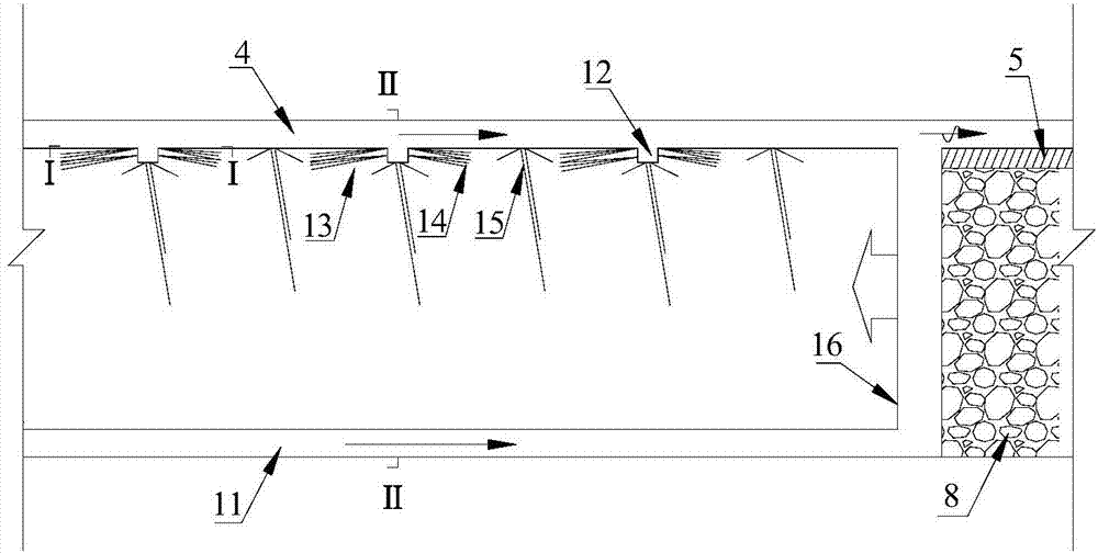 Coal seam group with high gas content pressure relief and co-mining method based on gob-side entry retaining of working face of first mining total rock pressure relief