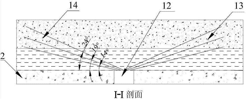 Coal seam group with high gas content pressure relief and co-mining method based on gob-side entry retaining of working face of first mining total rock pressure relief