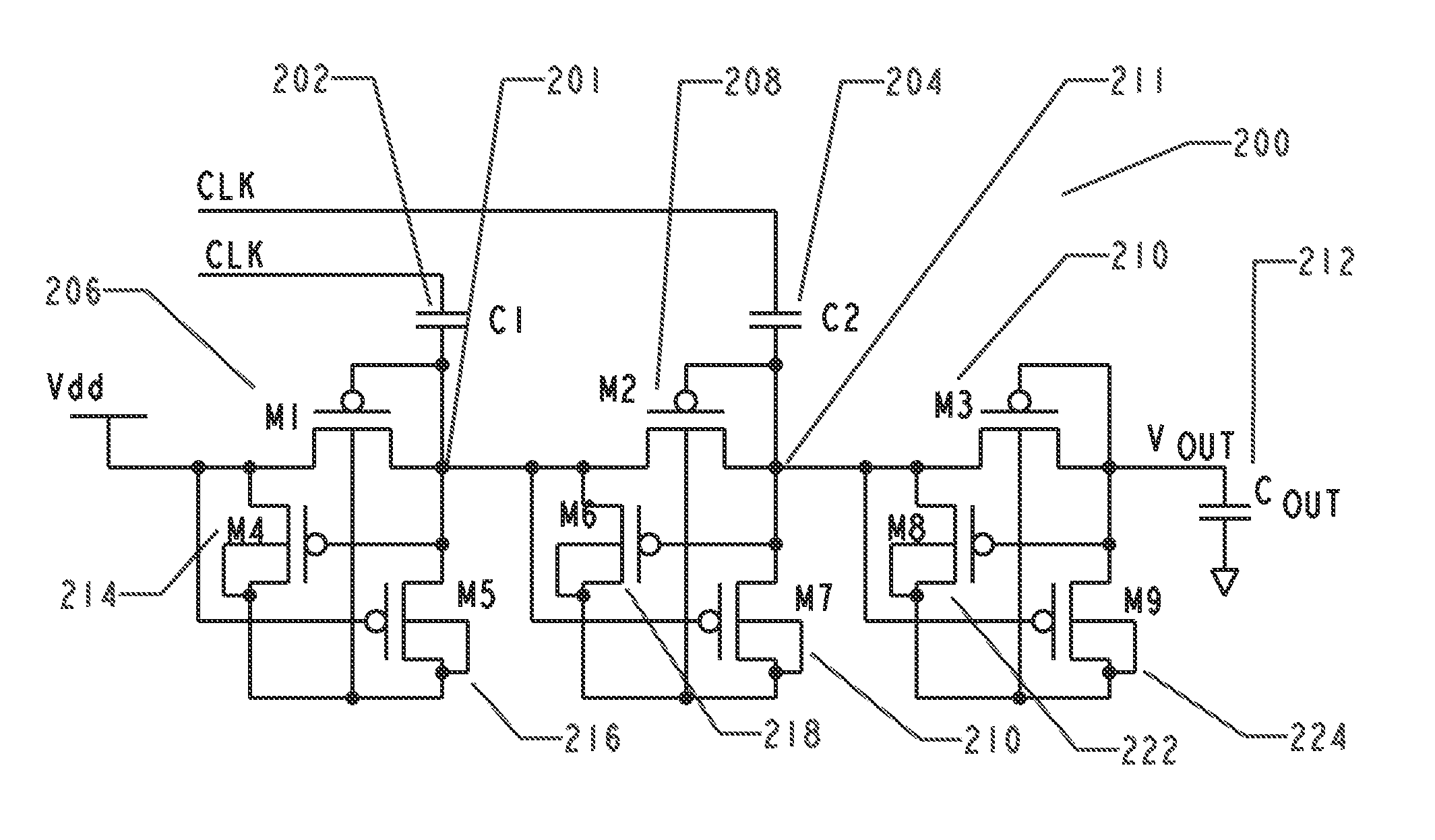 High voltage multiplier for a microphone and method of manufacture