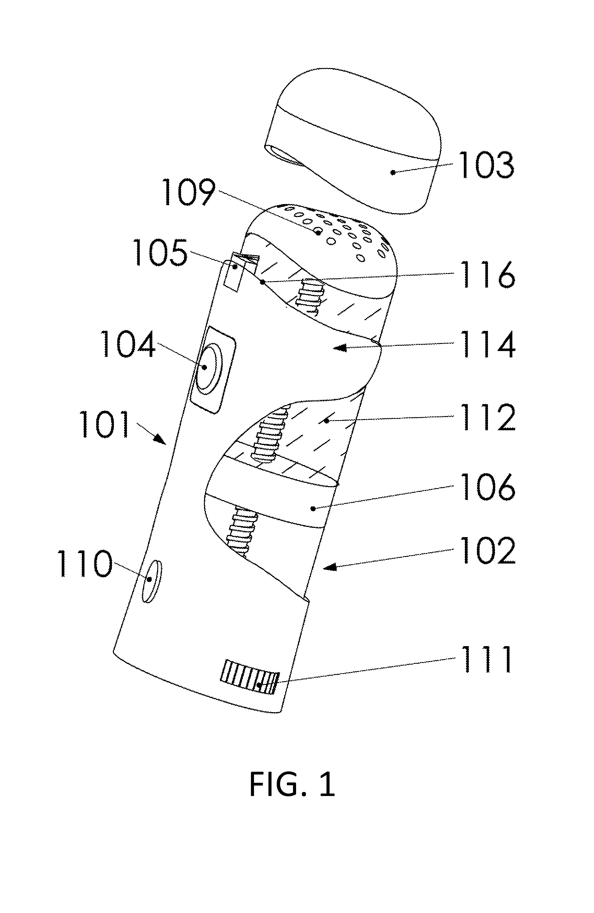 Electromechanical system for dispensing deodorant / antiperspirant