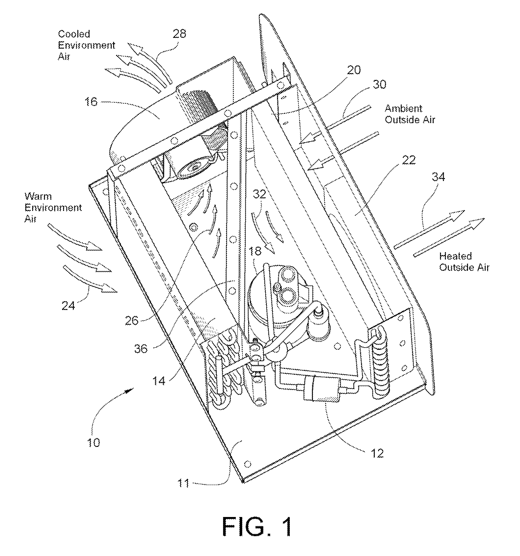 Truck electrified engine-off air conditioning system