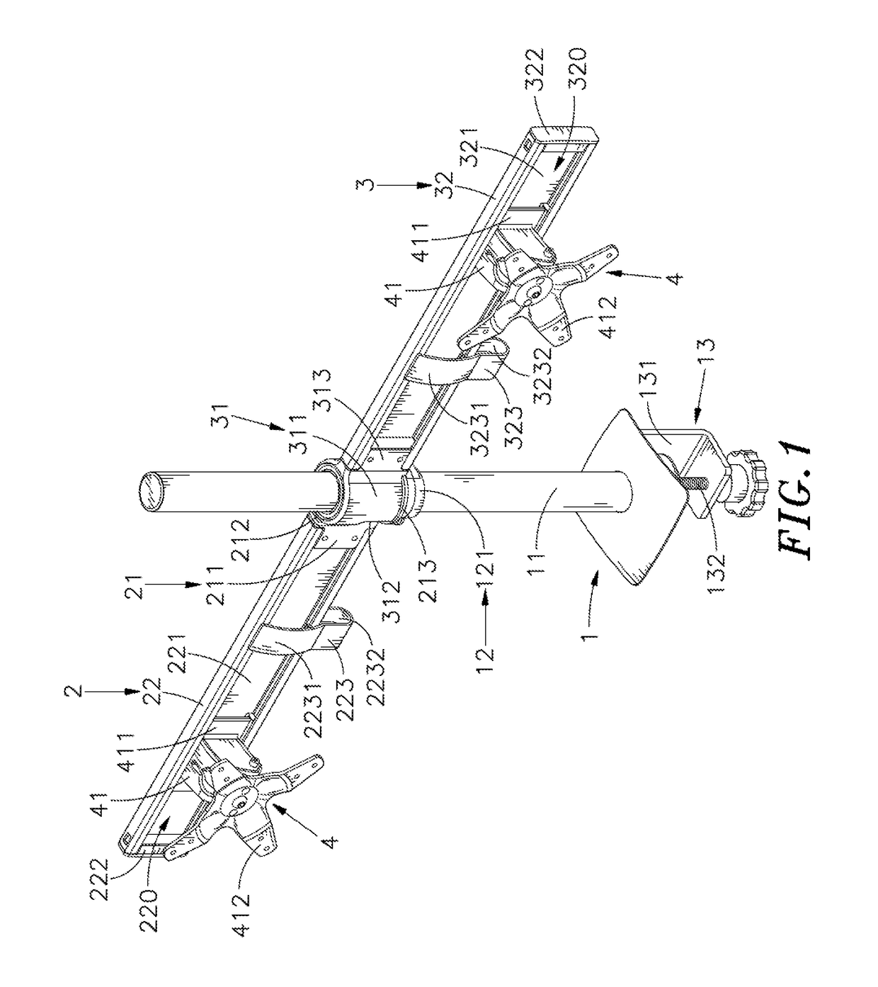 Display screen support device