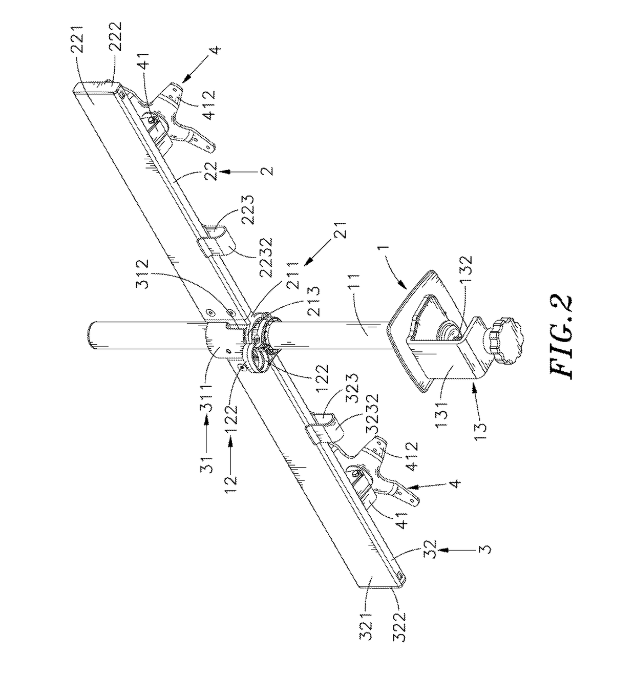 Display screen support device