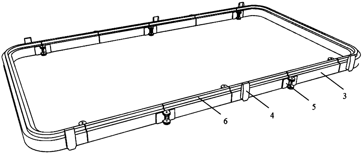 Connecting frame for tent extension connecting channel