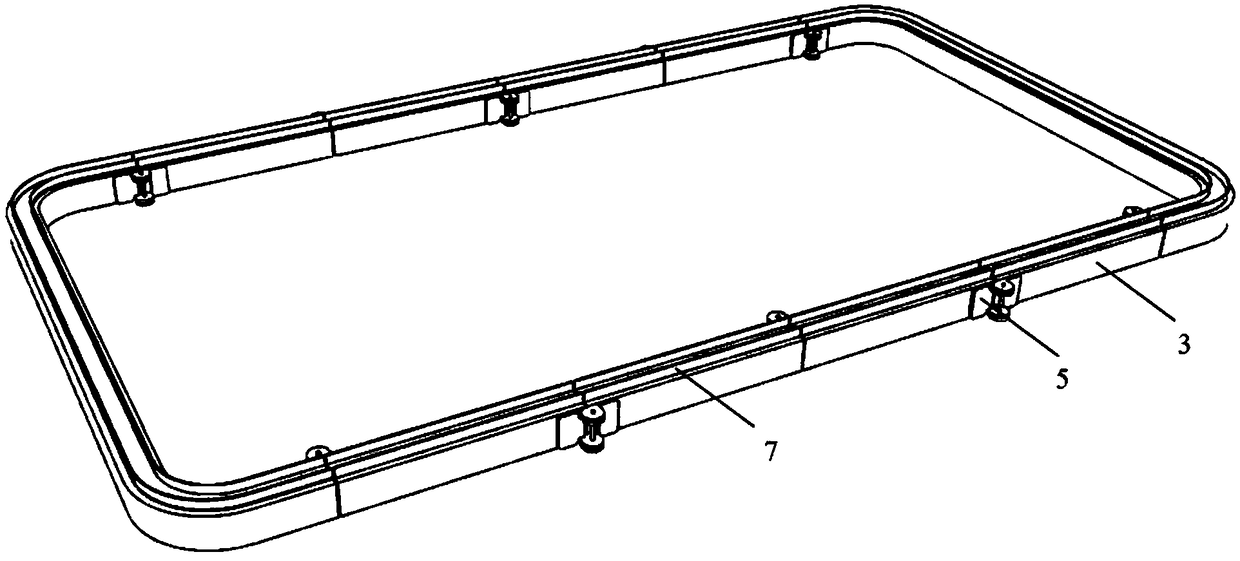 Connecting frame for tent extension connecting channel