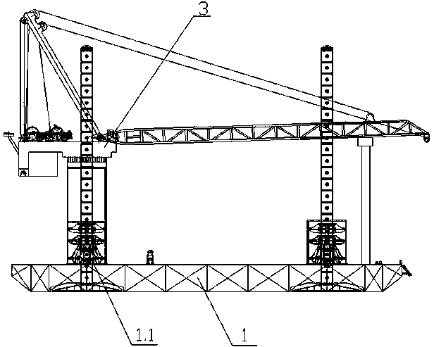 Wind power and bridge rock-socketed construction technology