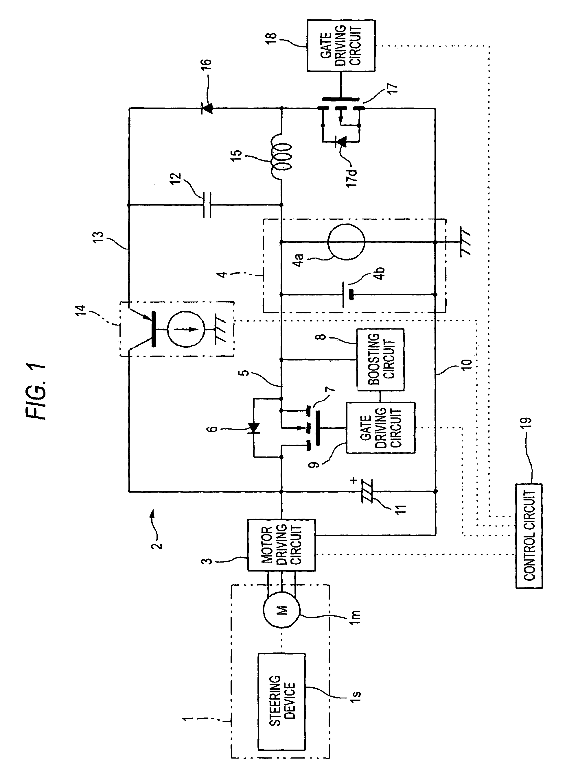 Motor controller of electric power steering device