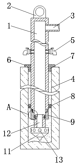 High-toughness outer flat drill rod