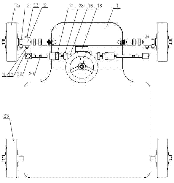 Device for demonstrating and adjusting positioning parameters of automobile steering wheels