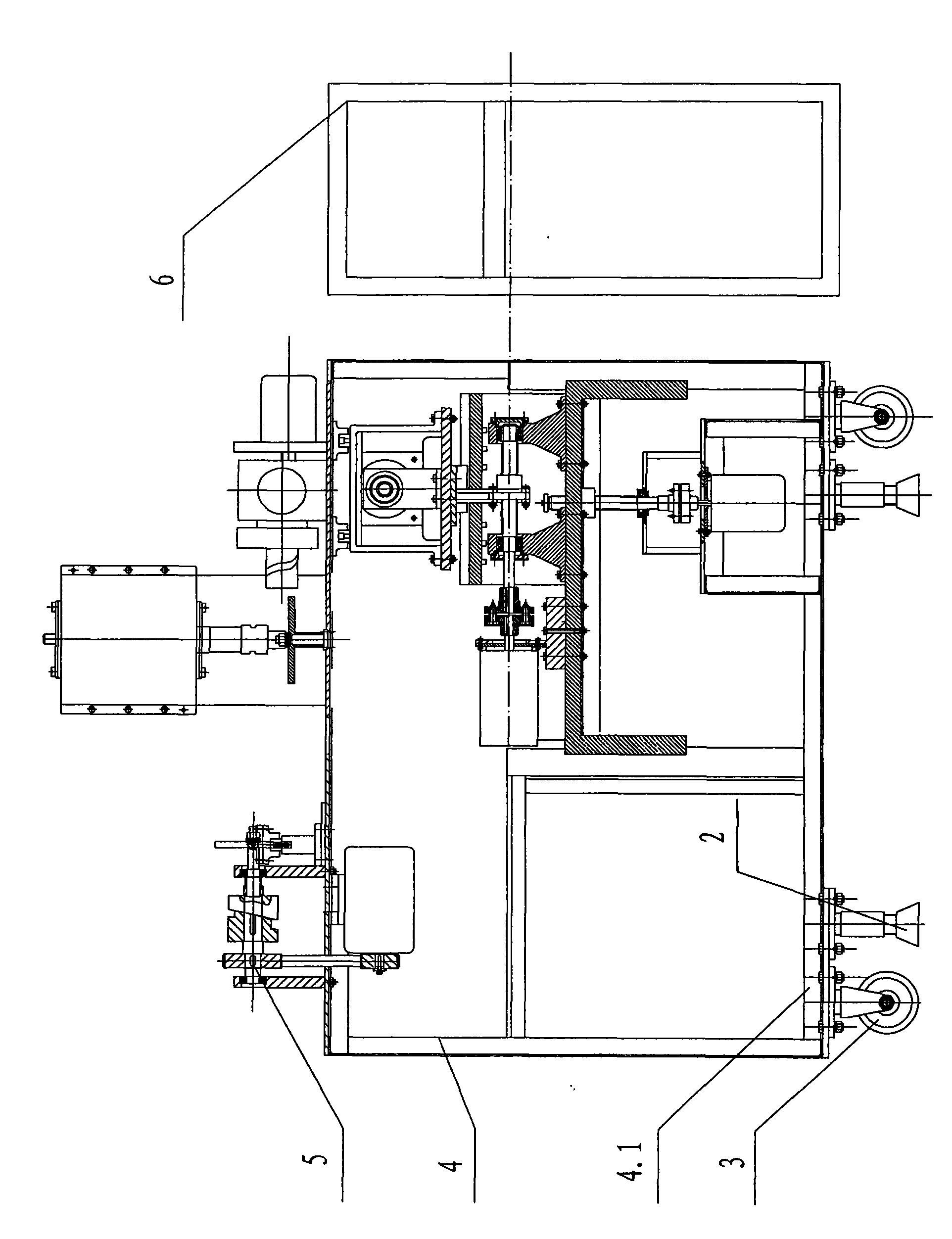 Cam profile detection and simulation processing experimental device