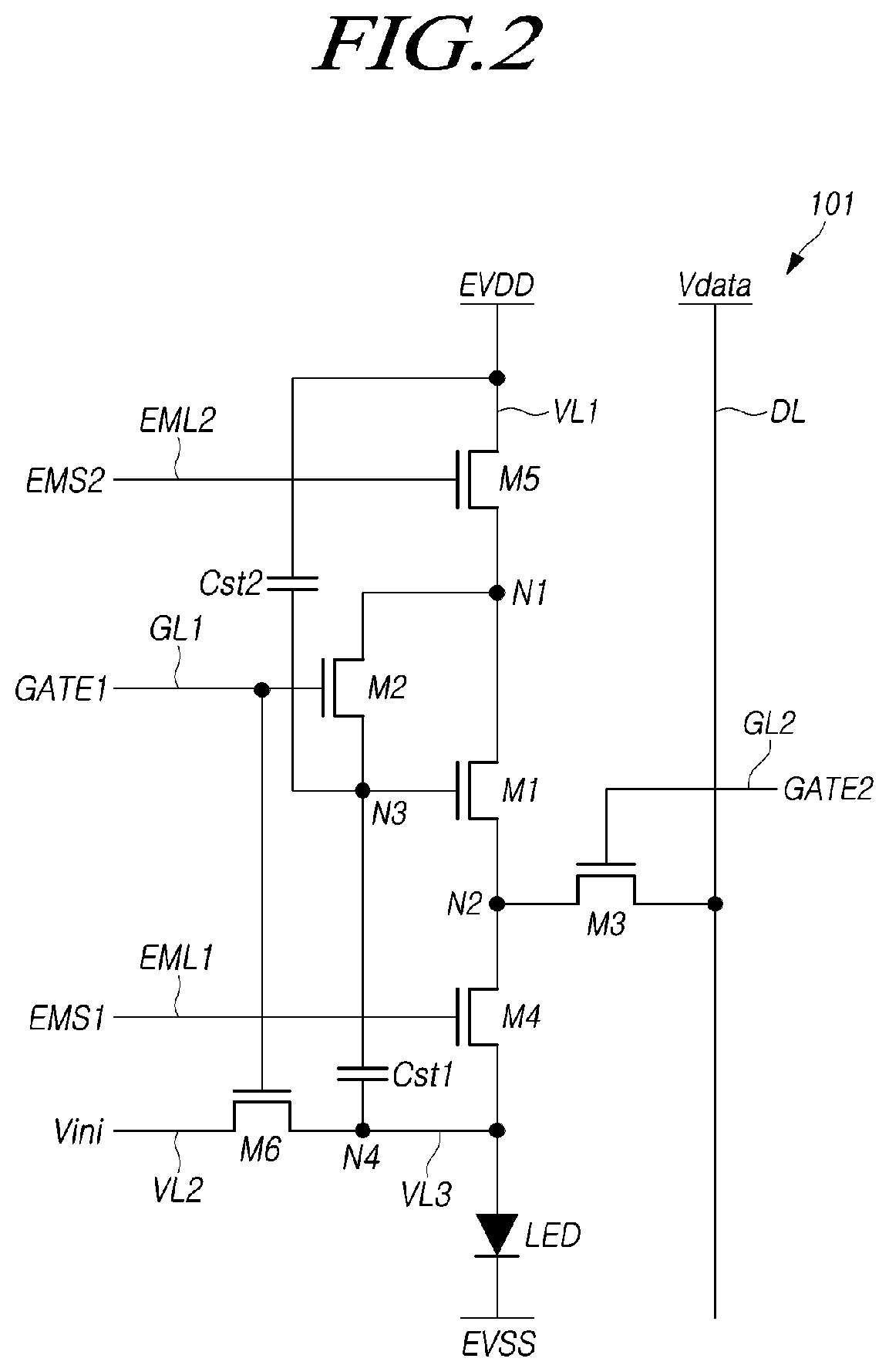 Pixel Circuit, Light Emitting Display Device, and Driving Method Thereof