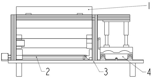 Automatic stringing machine for flaky food