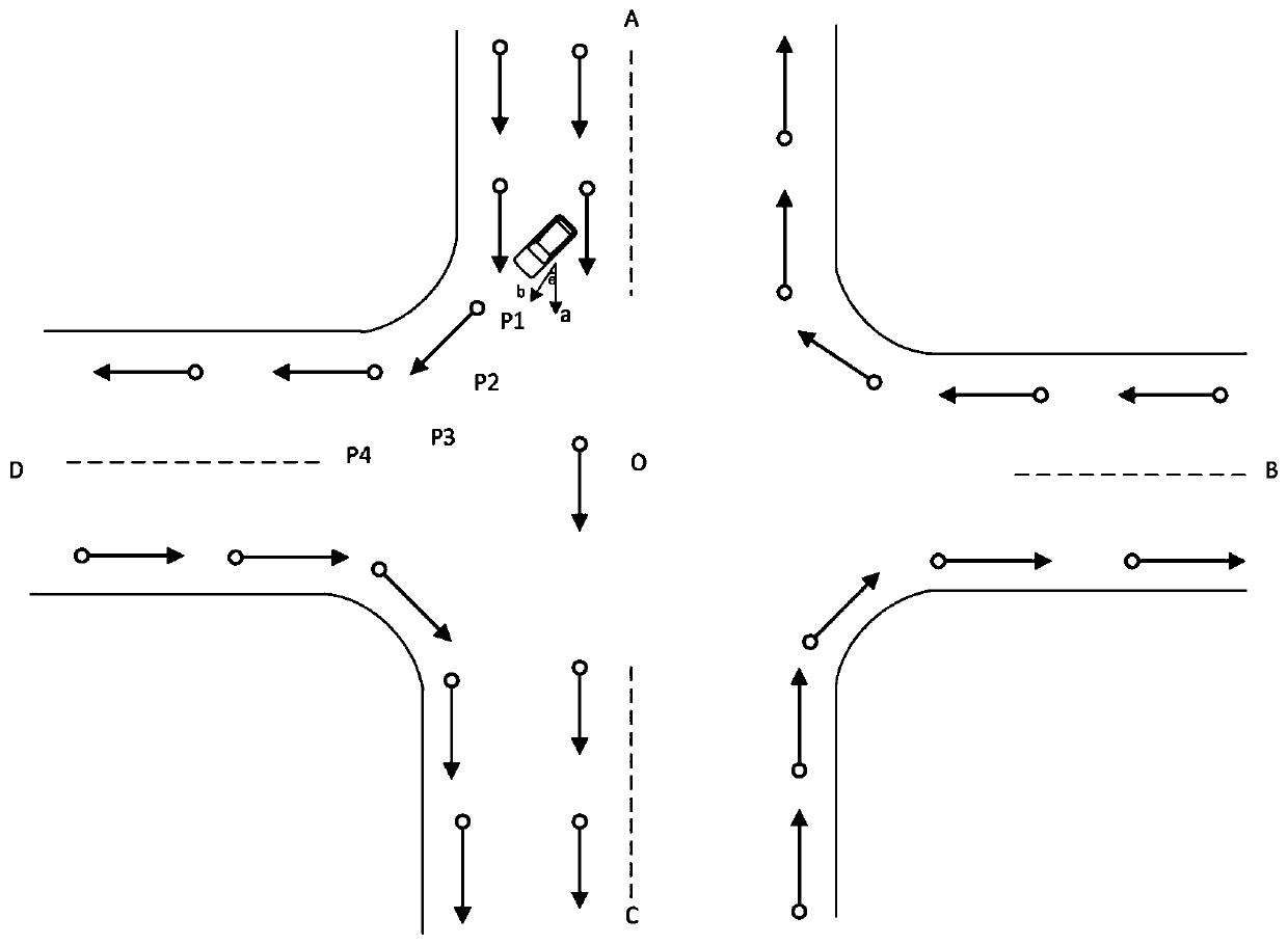 Method and system for fast determining road network disease relative positions