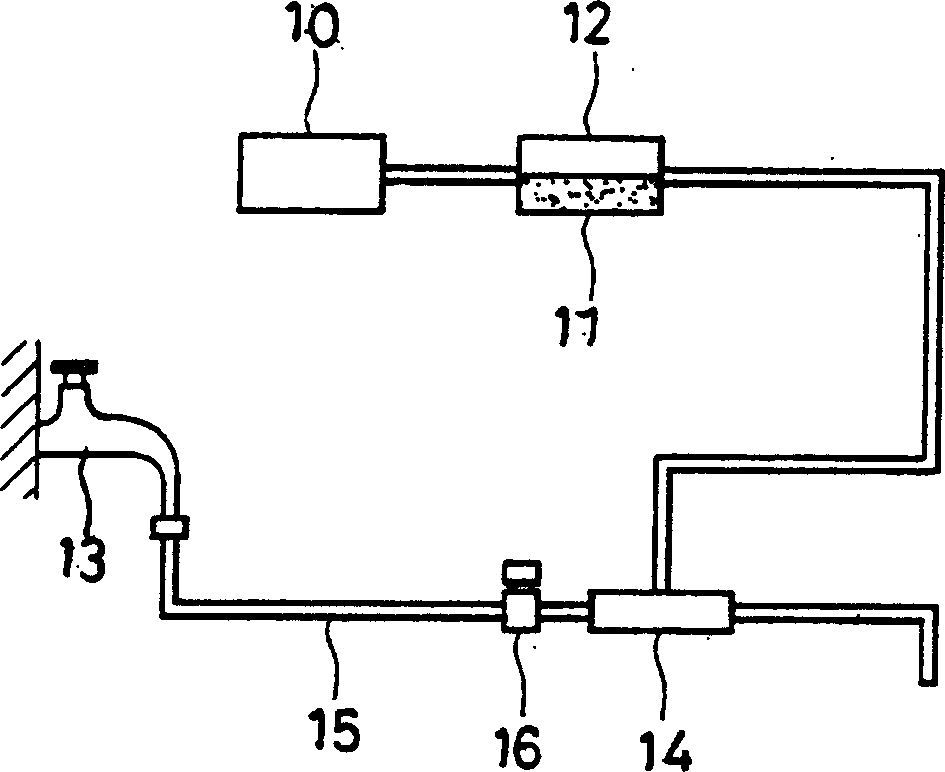 System for producing ozone water and control method thereof