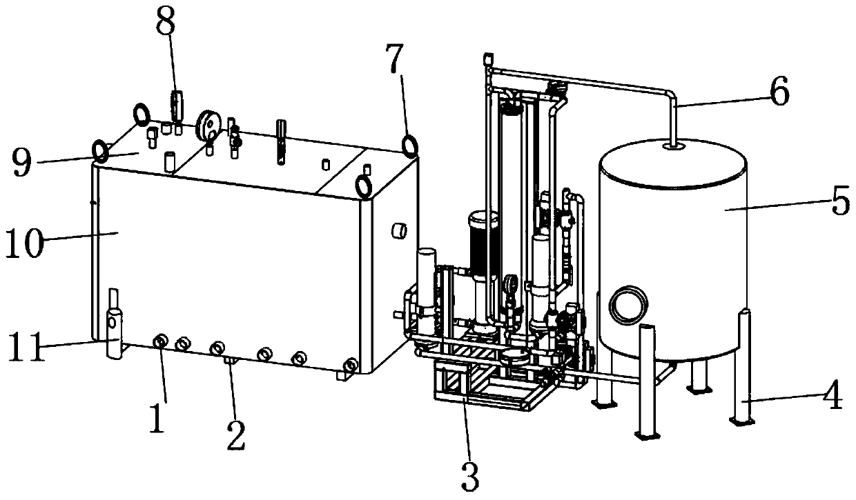 Environmental protection type printing and dyeing wastewater treatment process and environmental protection type printing and dyeing wastewater treatment apparatus