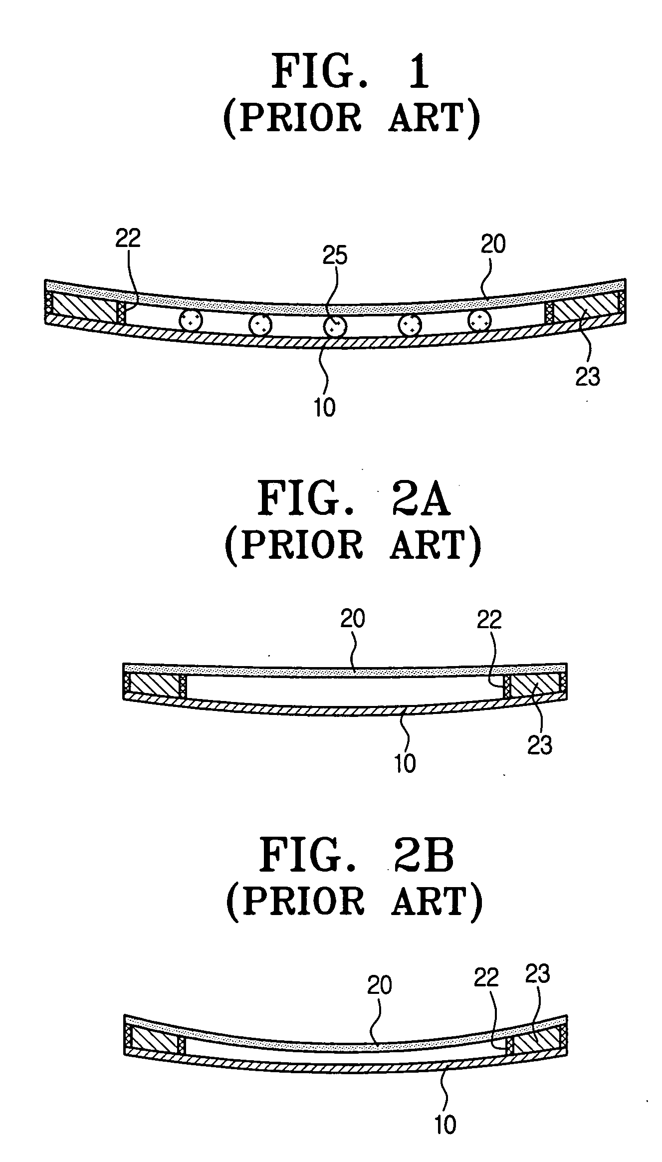 Liquid crystal on silicon (LCOS) display device having a uniform cell gap