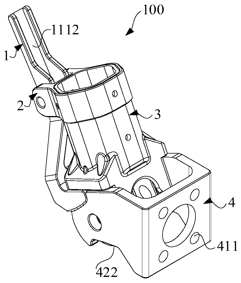 A kind of arm folding assembly and unmanned aerial vehicle