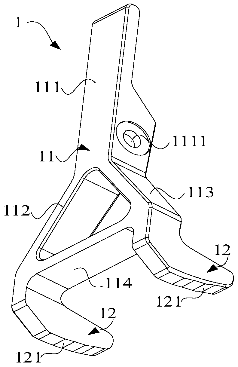 A kind of arm folding assembly and unmanned aerial vehicle