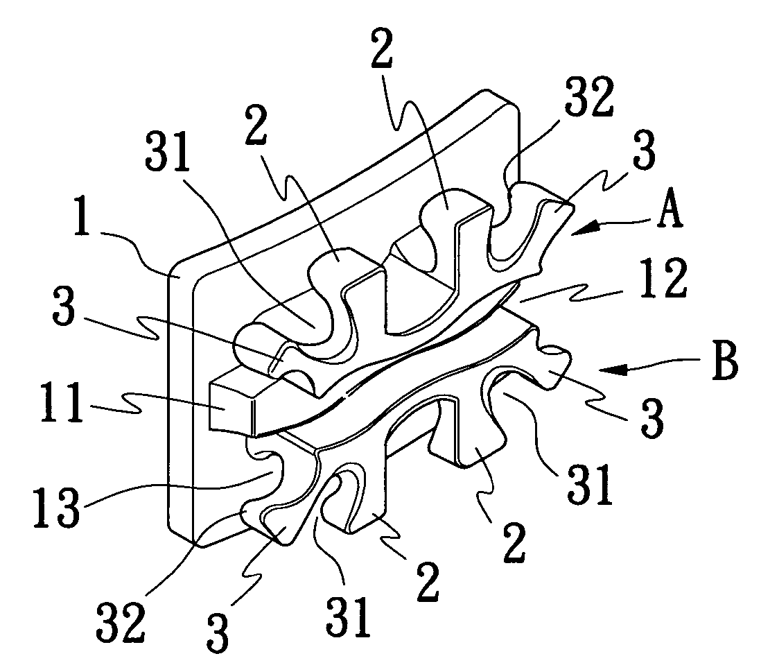 Tooth orthopedic appliance