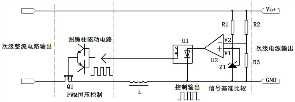 Multiplexed output high-precision constant-voltage power supply and control method thereof