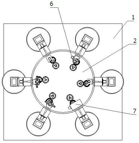 Multi-station efficient assembling equipment for vacuum cup cover