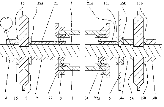 Front drive reciprocating type stepless labor-saving bicycle