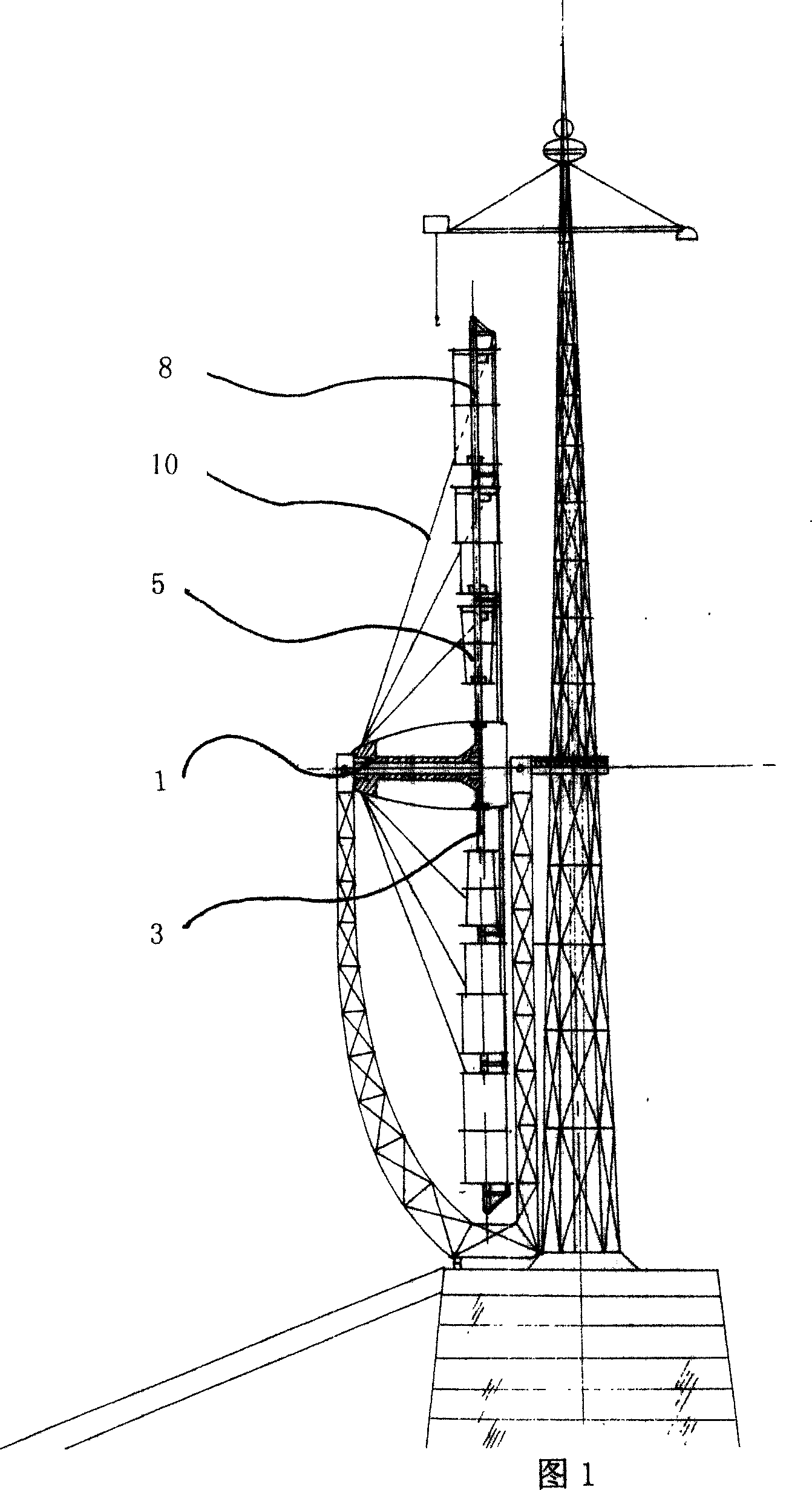 Ventilator turbine of wind power generator set