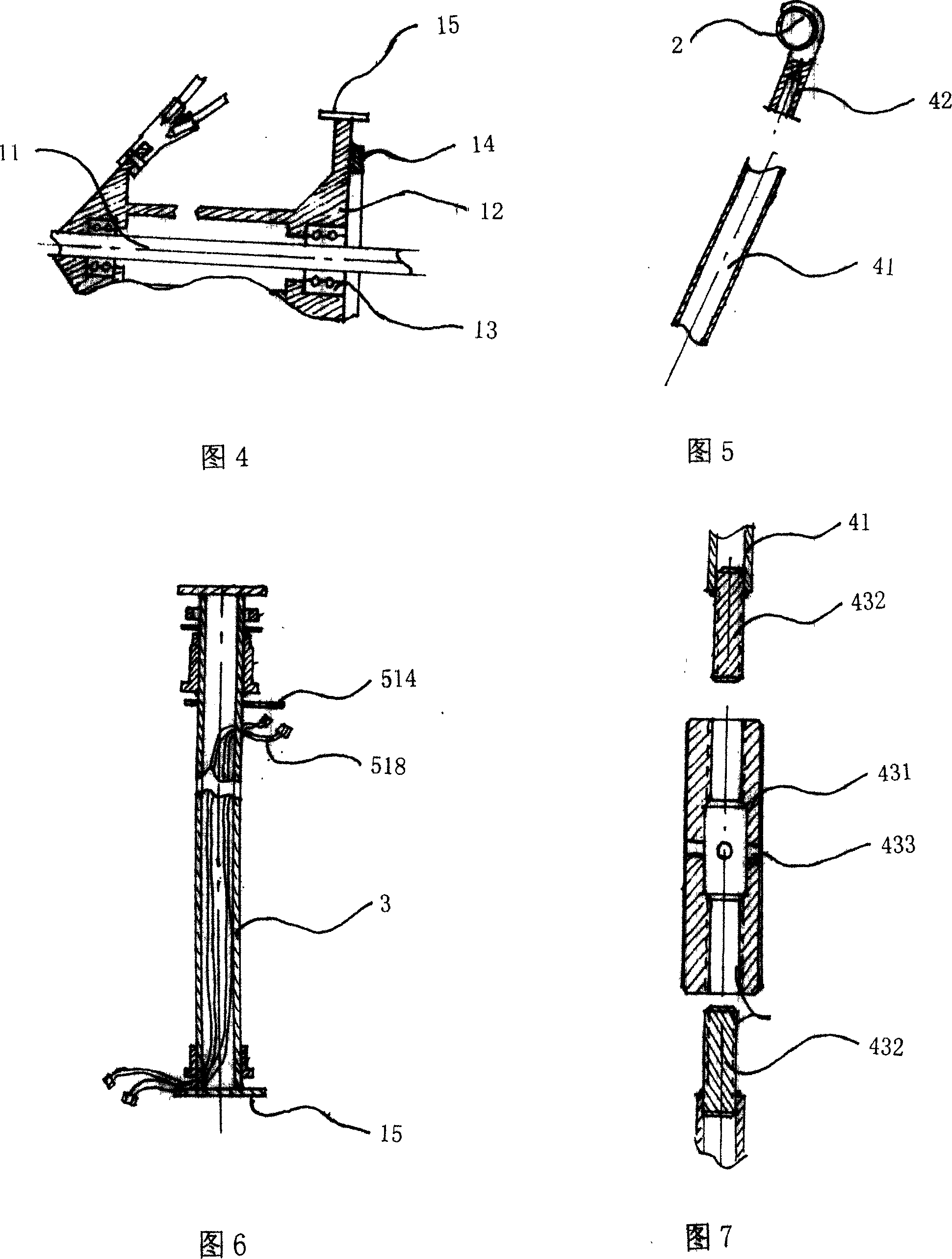 Ventilator turbine of wind power generator set