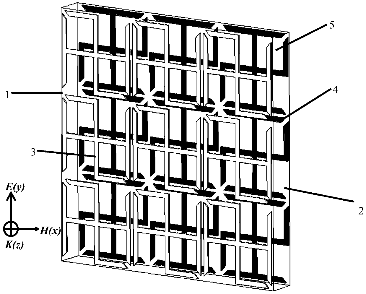 Chiral metasurface terahertz reflective 90-degree polarizer