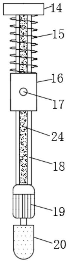 Tungsten knife electrode polishing device