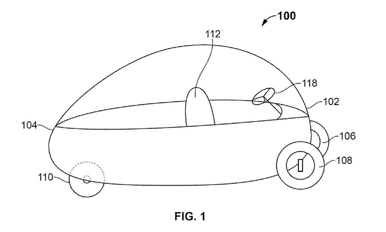 Lockable tilting assembly for motor vehicle