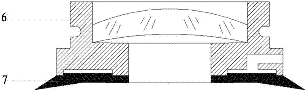 Infrared lens precision centering device and centering method on basis of low-stress clamping