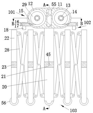 A foldable flexible photovoltaic panel retractable device