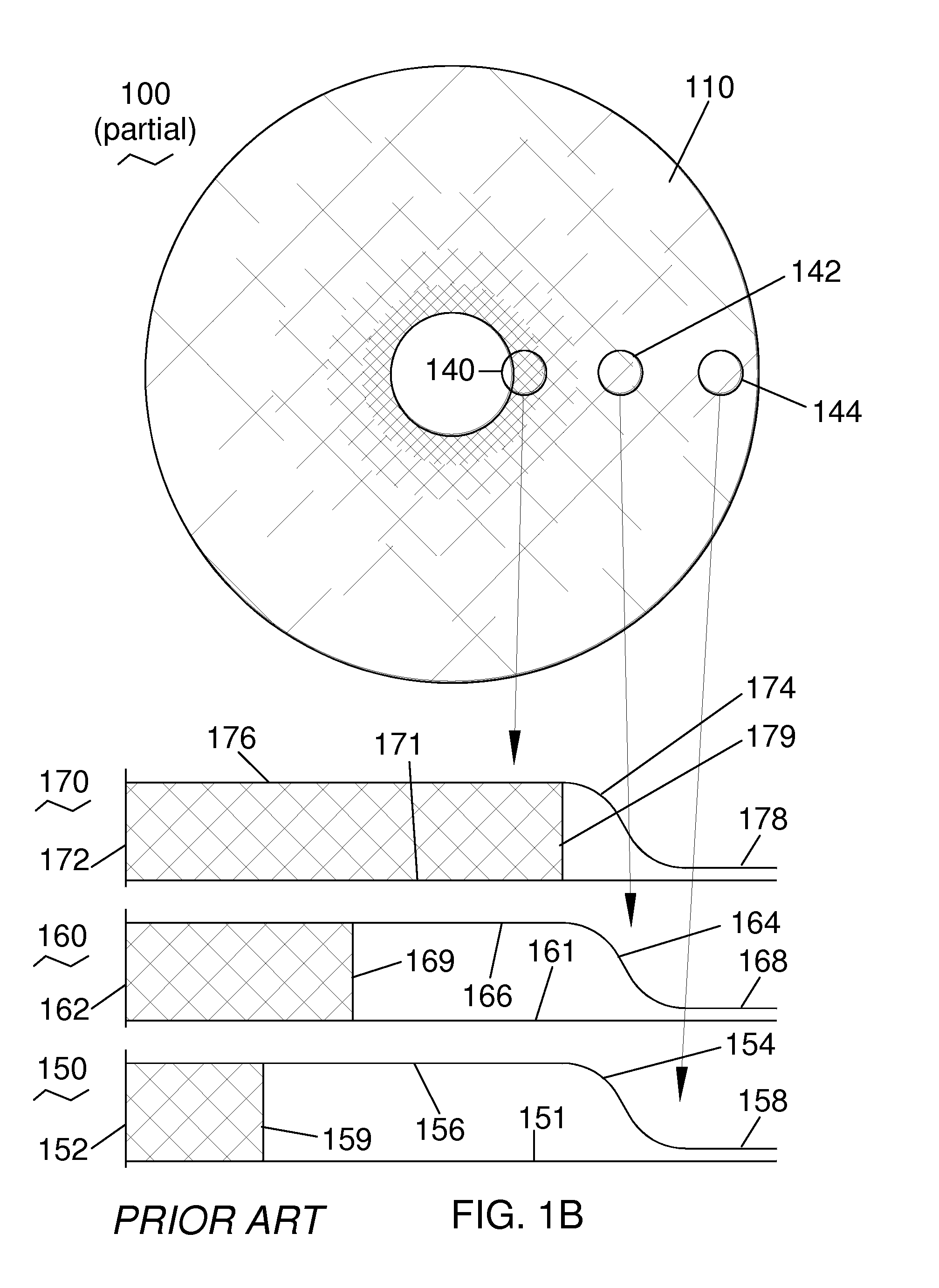 Distributed Potential Charged Particle Detector