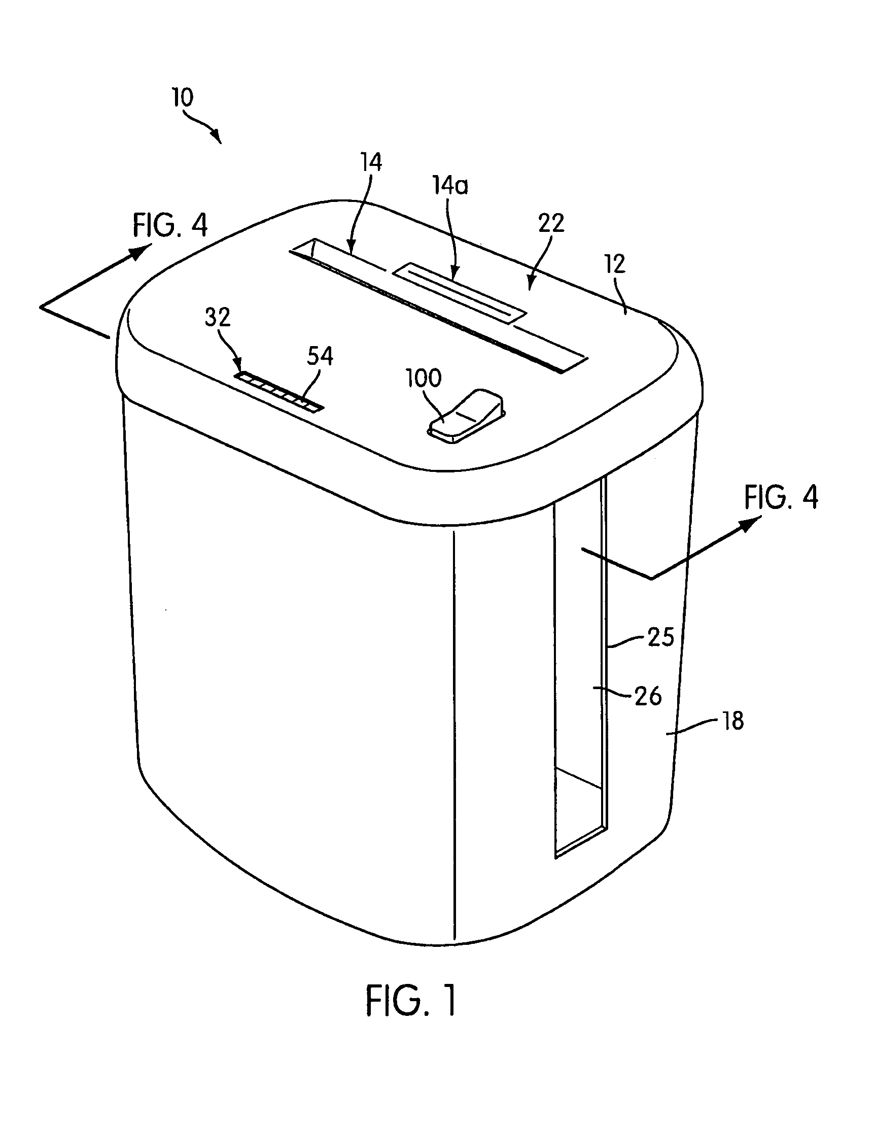 Bin full detection with light intensity sensing