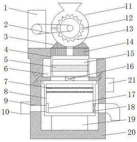 Cement grinding device