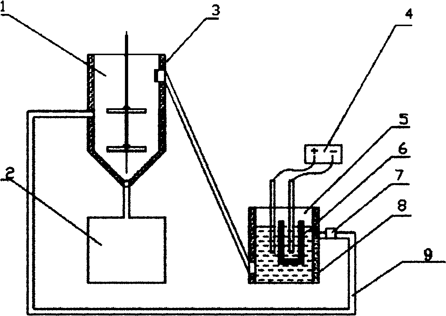 Method and device for recovering metallic lead from lead plaster of waste lead-acid storage battery