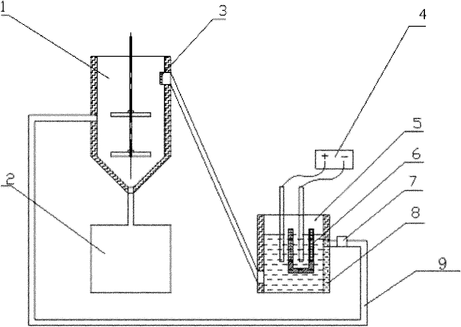 Method and device for recovering metallic lead from lead plaster of waste lead-acid storage battery