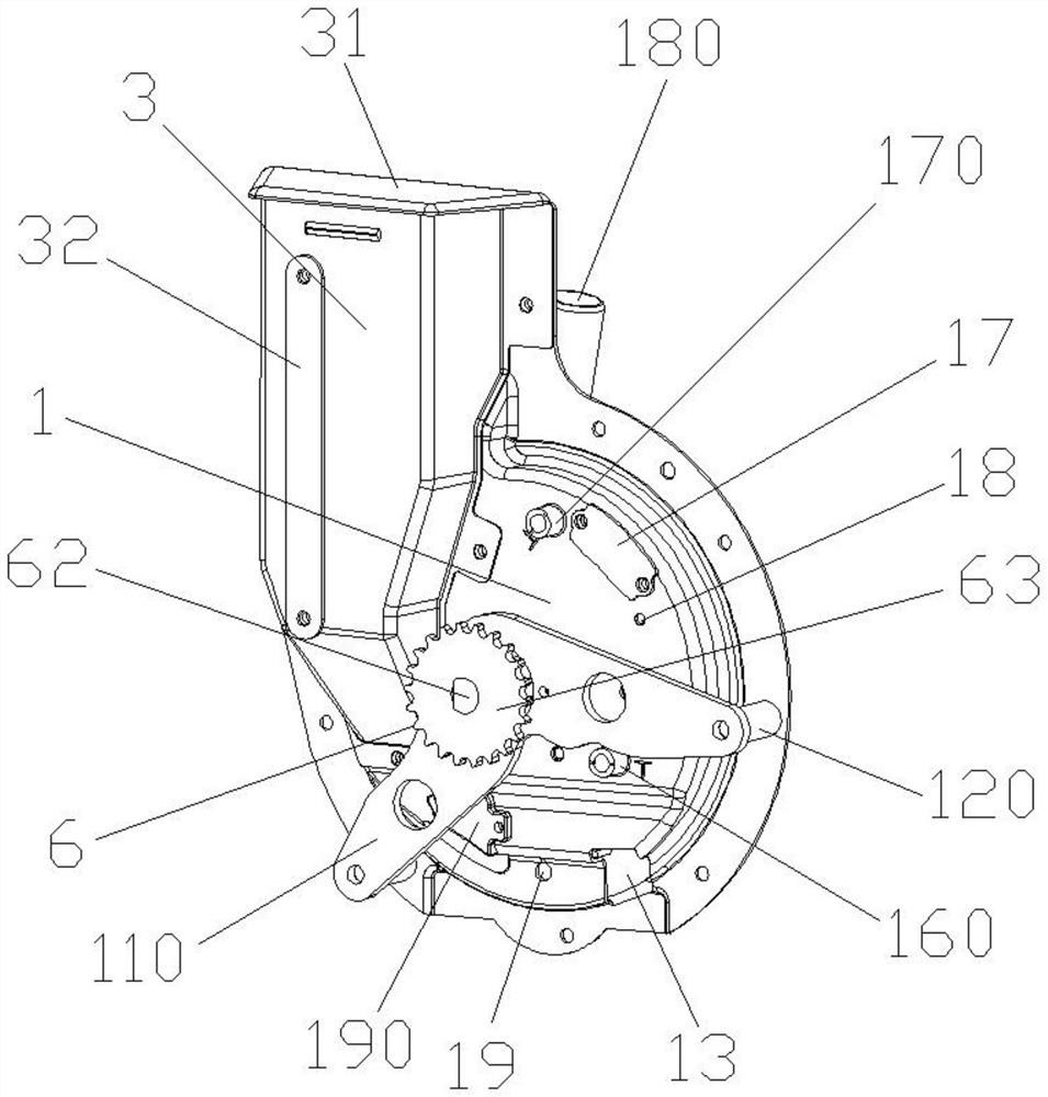 Negative pressure adsorption type seeding tray