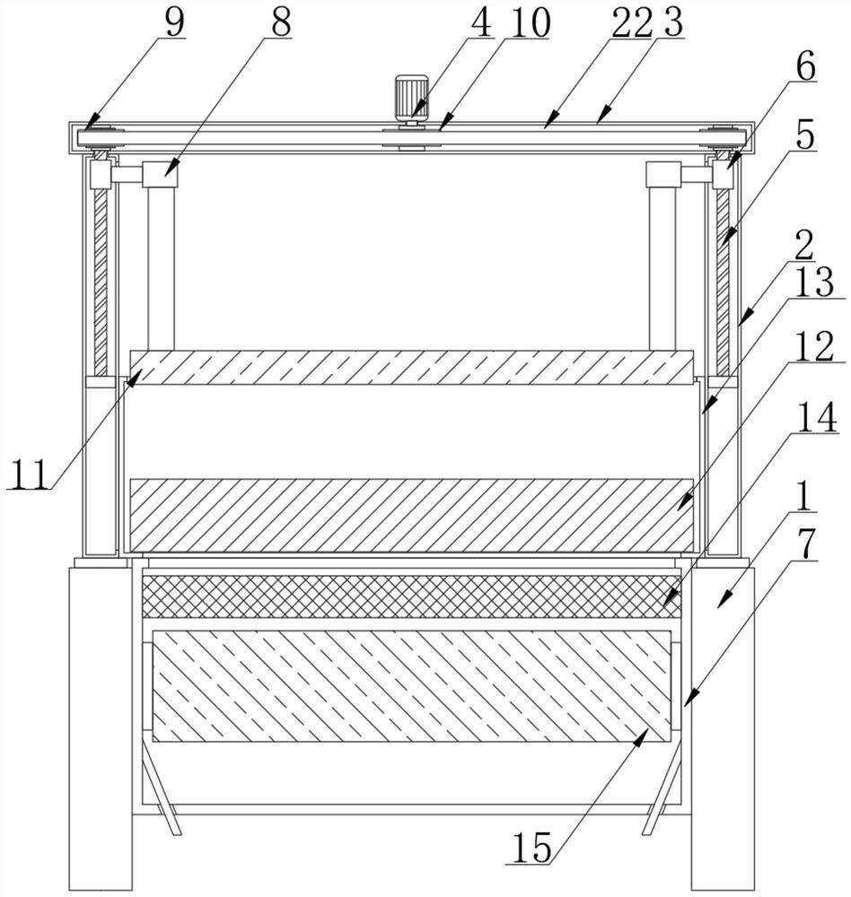 Energy-saving efficient scrap steel crushing device