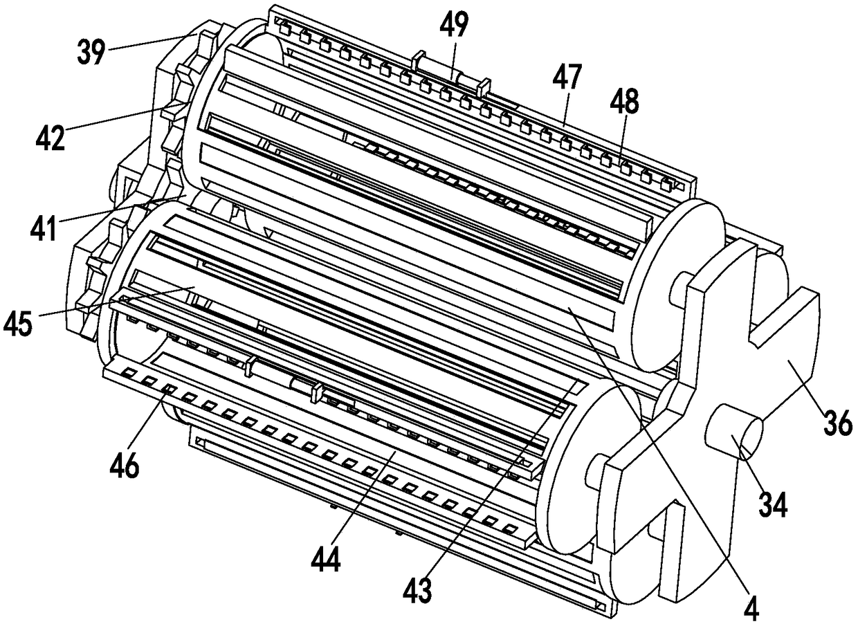 Mixed rubber cooling treatment device and rubber cooling treatment method