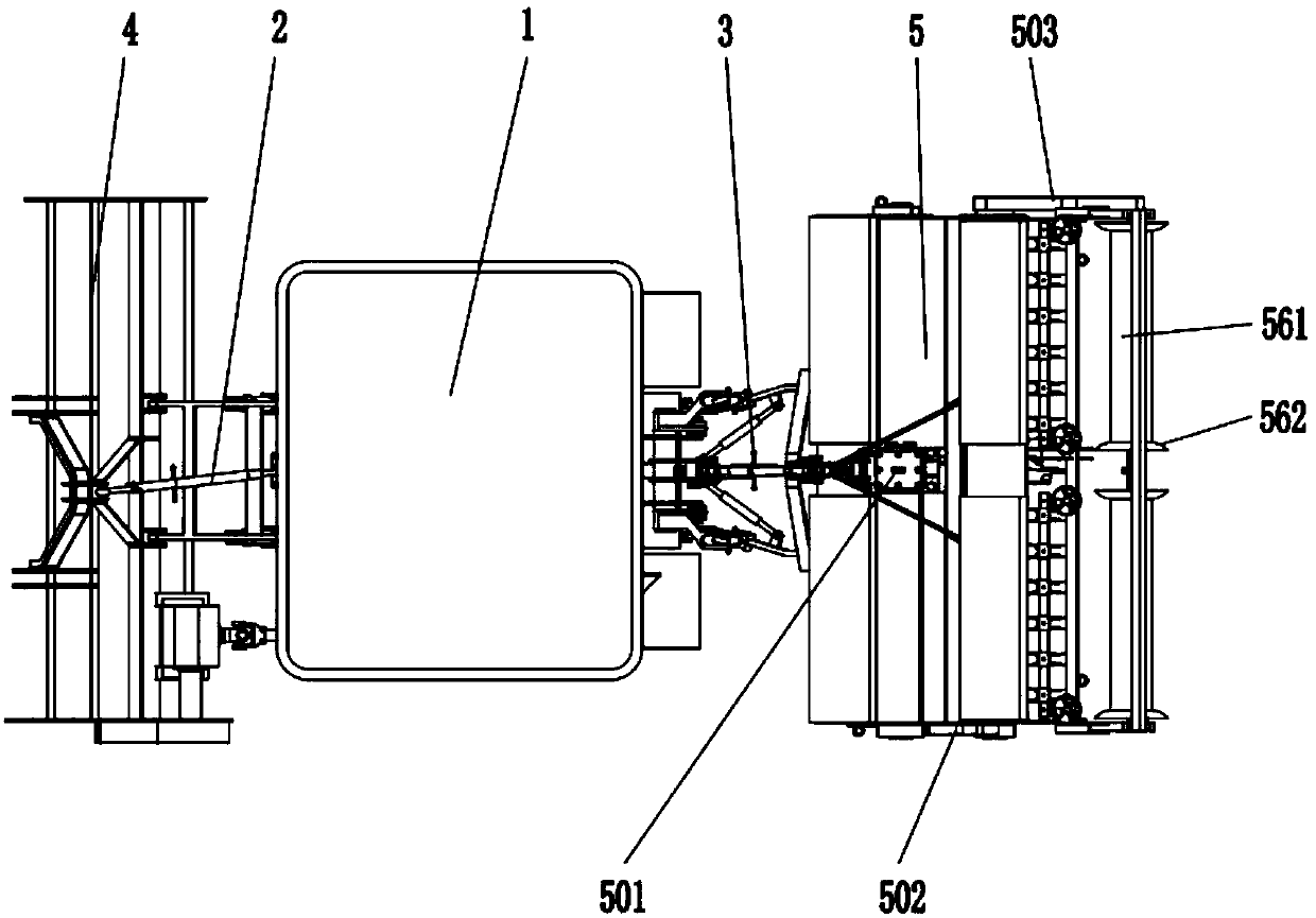 Self-propelled front-mounted straw crushing and rear-mounted rotary tillage, ditching, fertilization and seeding combined operation equipment