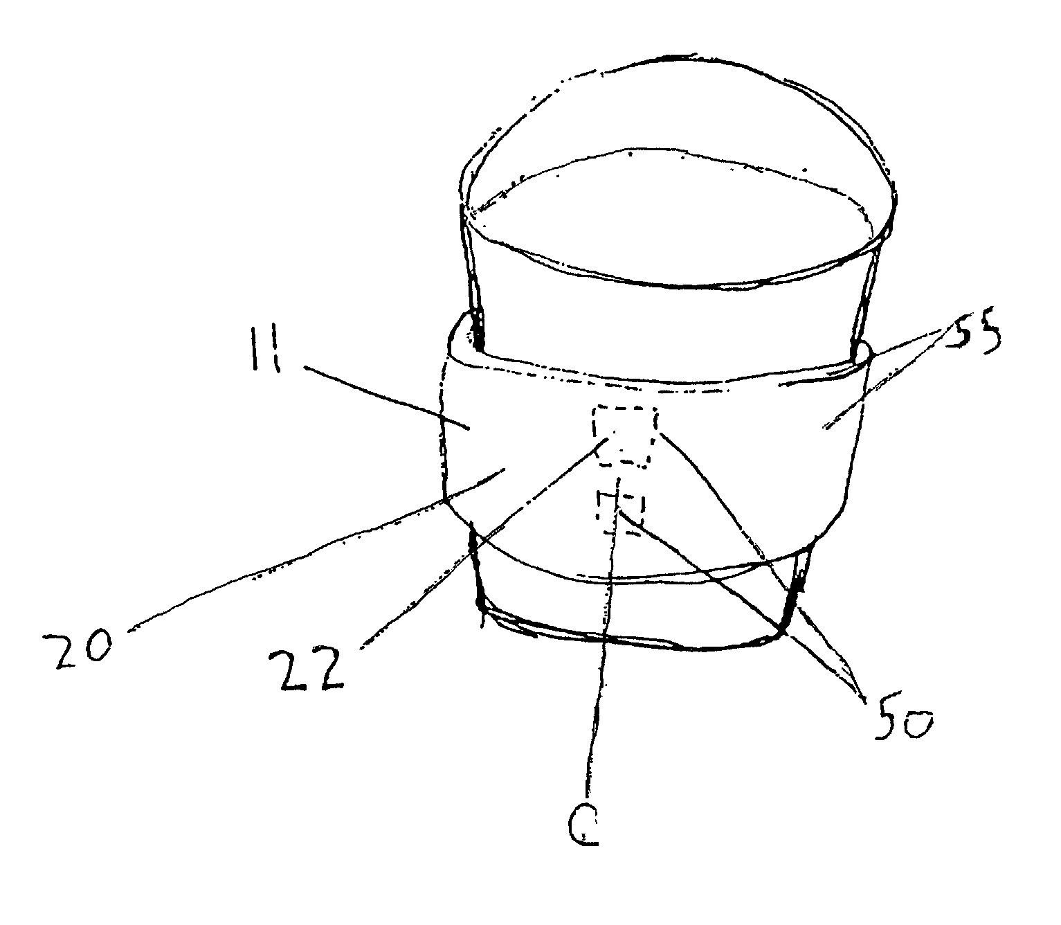 Folding magnetic holding wrap for cups or mugs