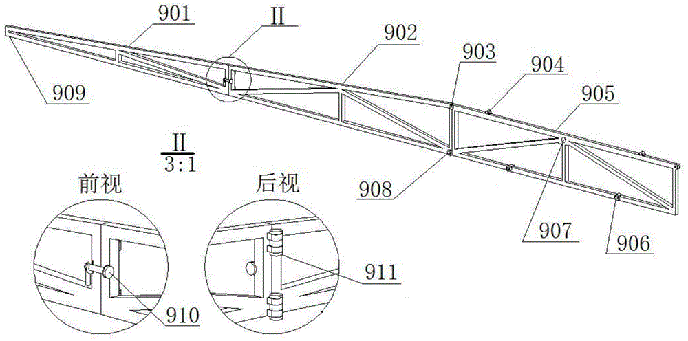 Automatic regulating device for spray lance balance