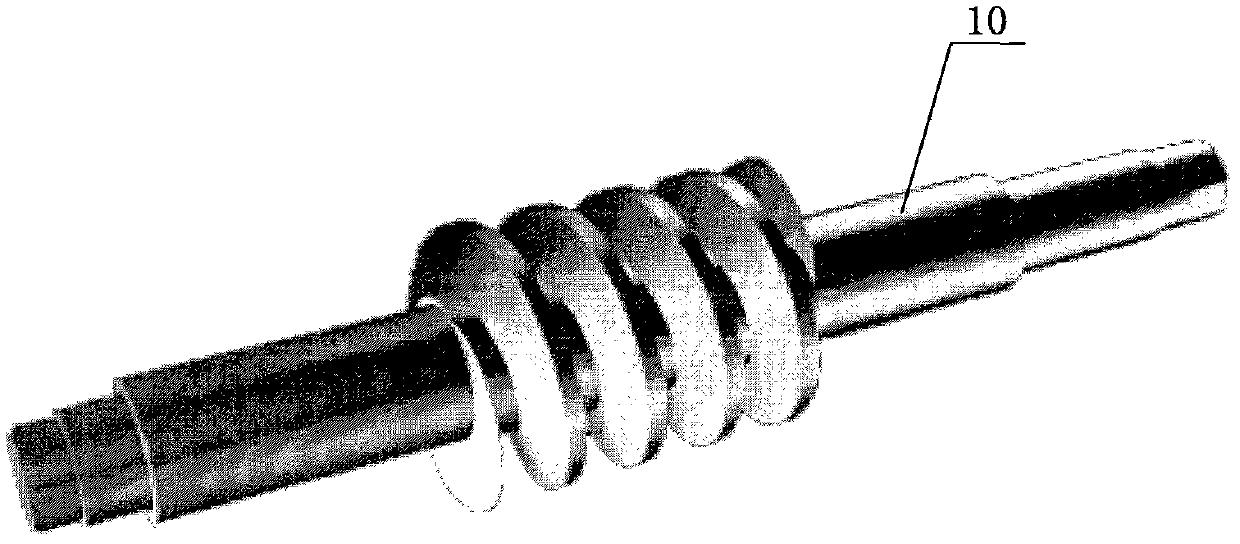 Method and device for obtaining profile tolerance error of helical surface