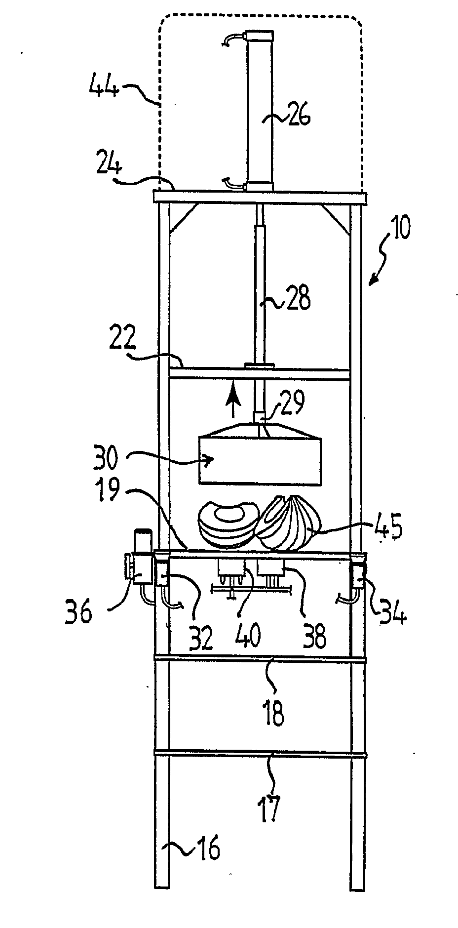 Vegetable cutting apparatus